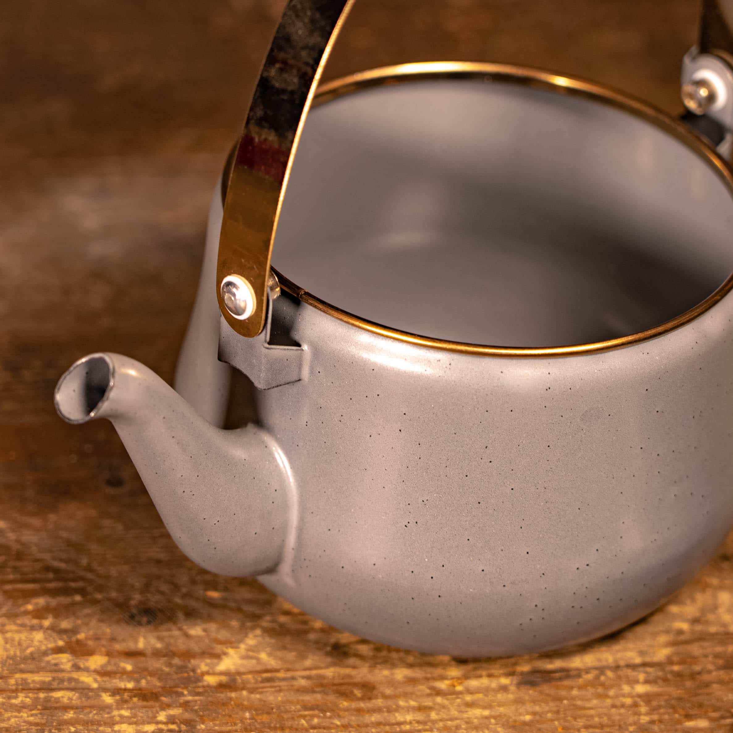 Barebones Enamel Tea Pot
