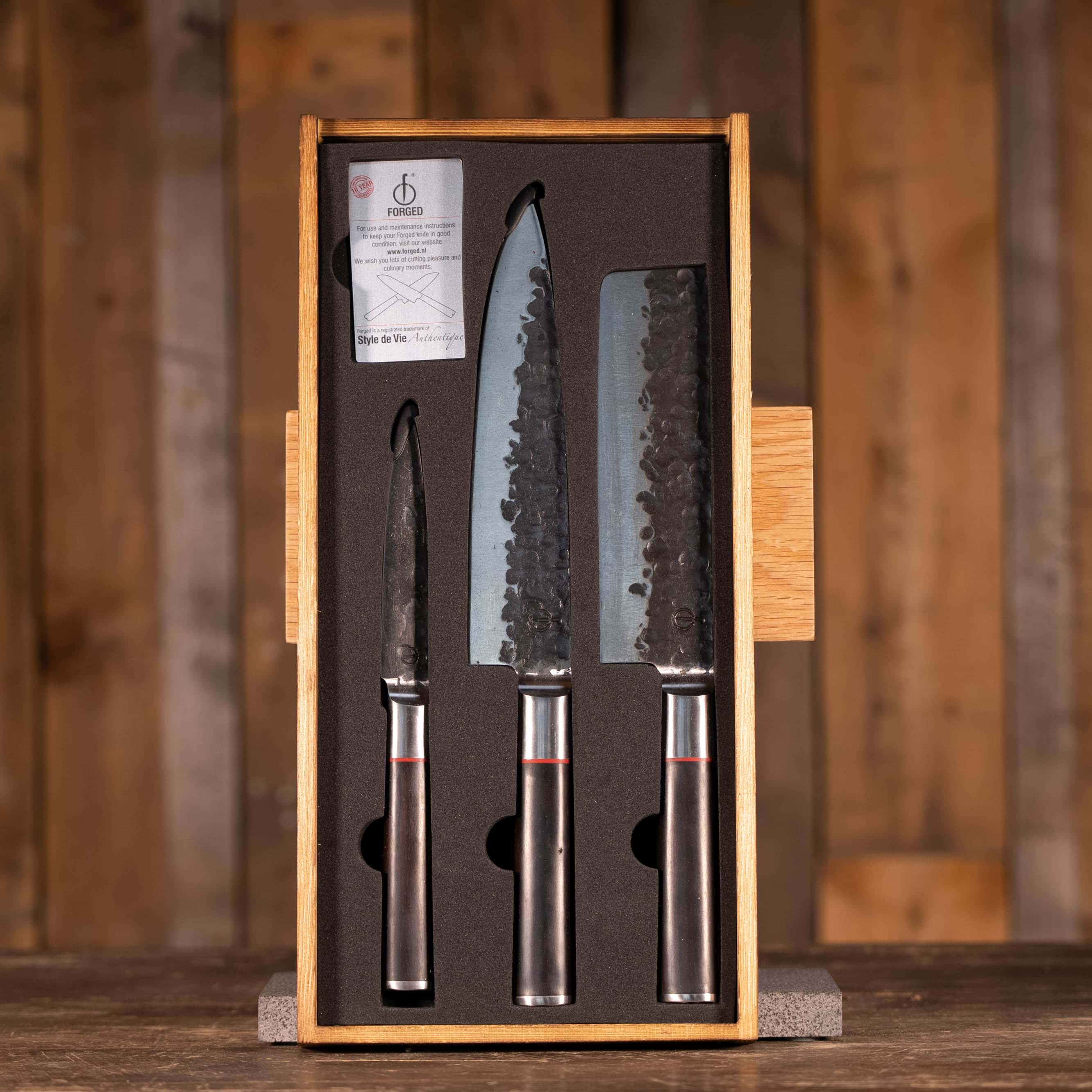 Sebra Forged Kitchen Knives Set