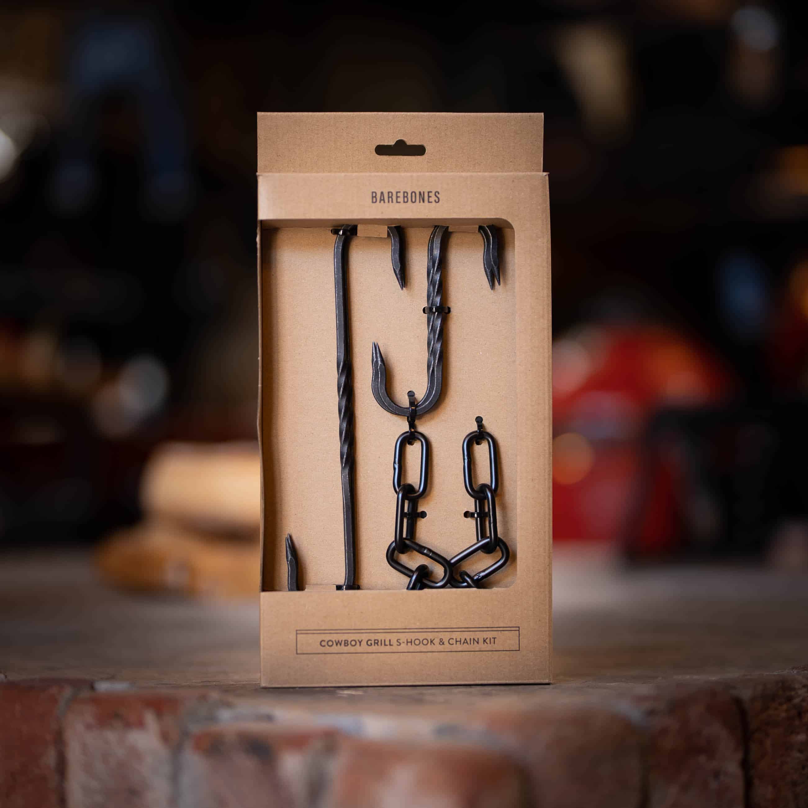 Barebones cowboy Grill S-Hook & chain kit 2st