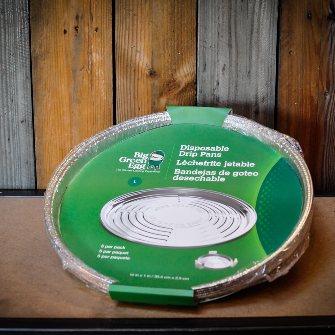 Big Green Egg Disposable Drip Pans Large 5st