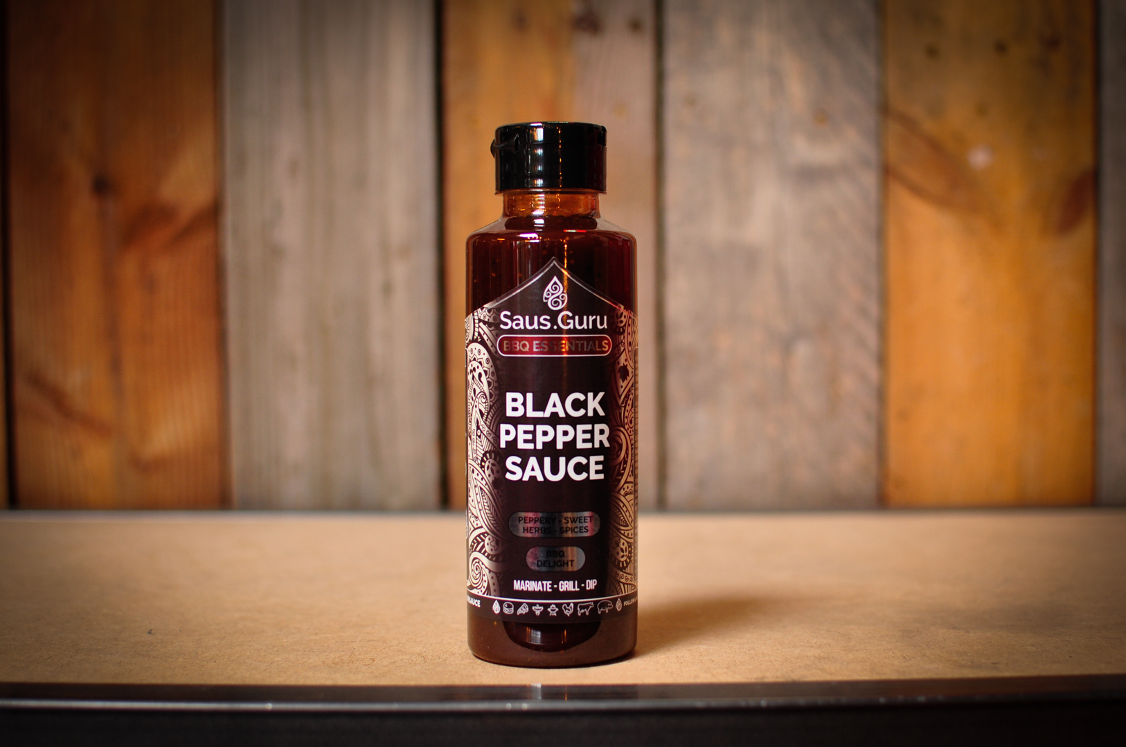 Saus Guru Black Pepper Sauce - 500 ml