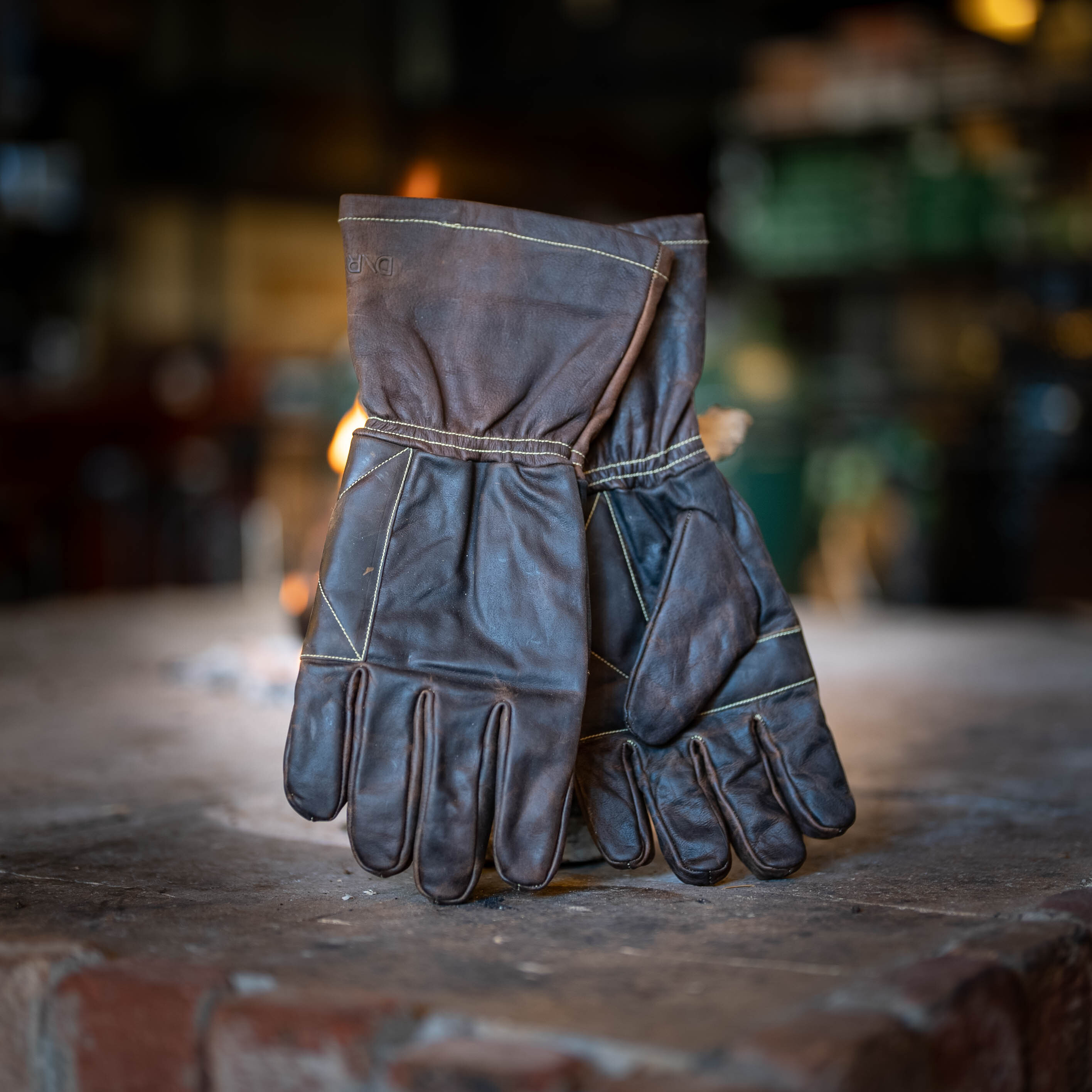 Donders Leather BBQ Gloves Cognac - XL
