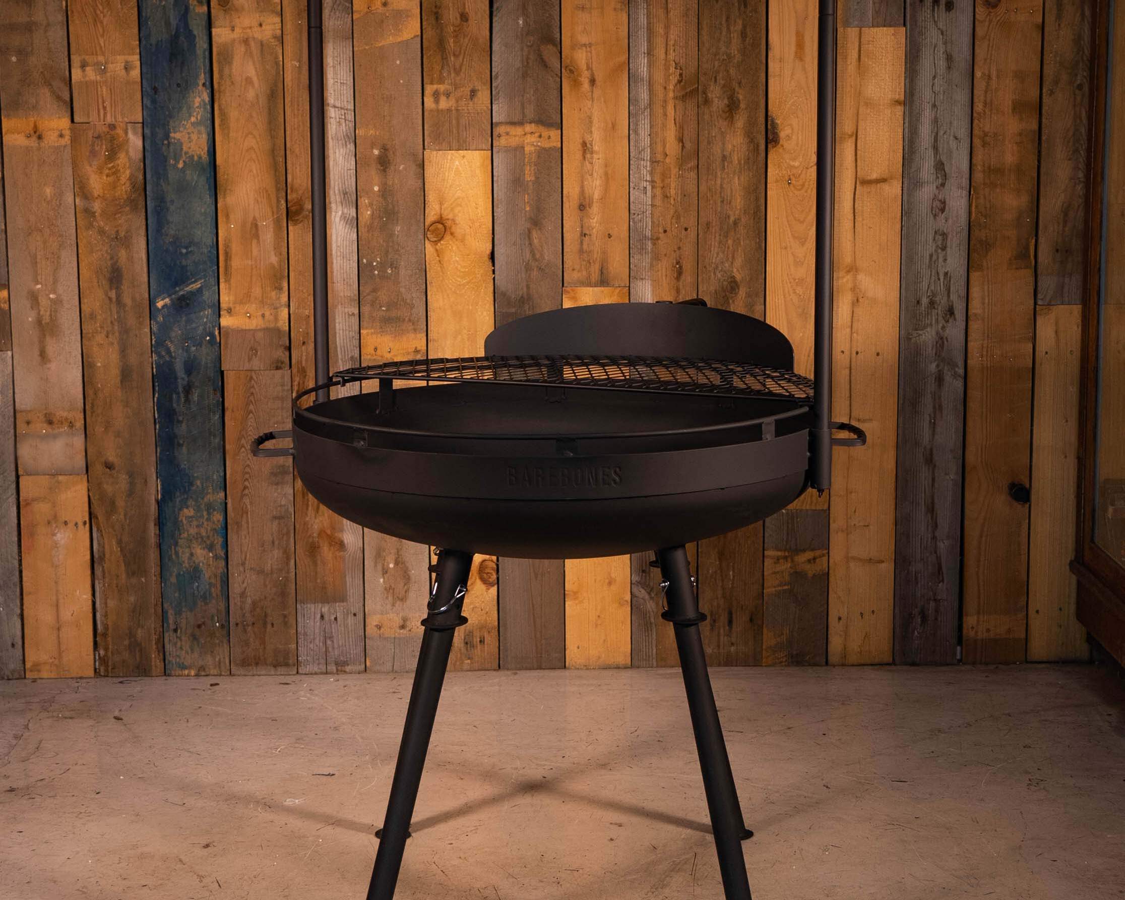 Barebones Cowboy Fire Pit Grill System - Large
