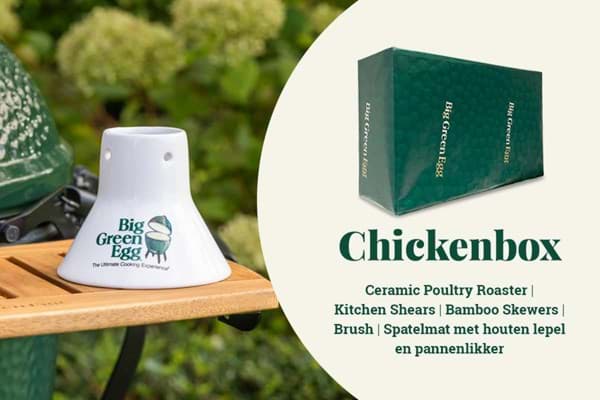 Big Green Egg Celebratig Chicken Box