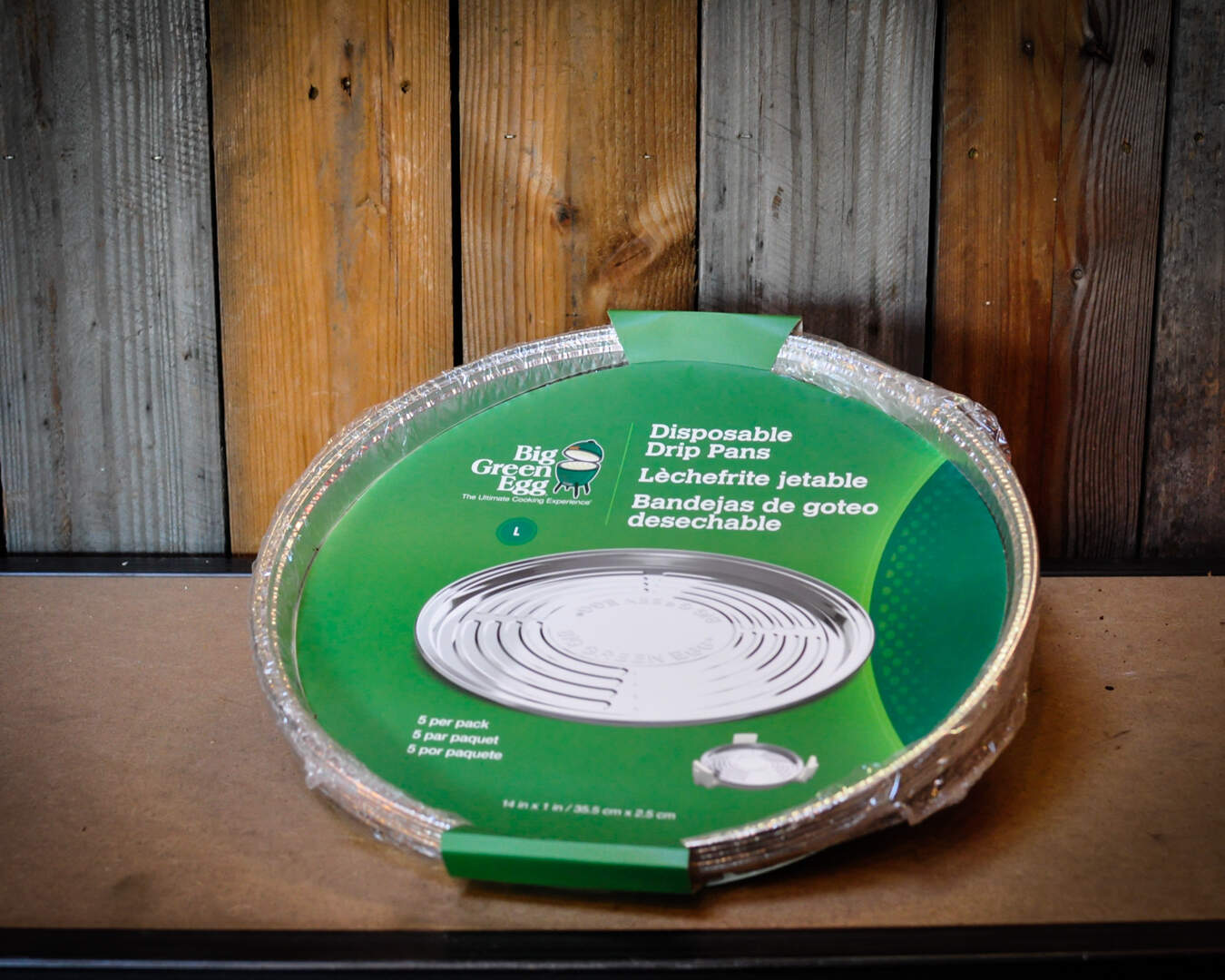 Big Green Egg Disposable Drip Pans XL- 5st