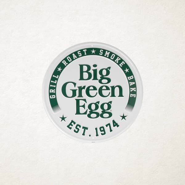 Big Green Egg Rond Bord - Wit
