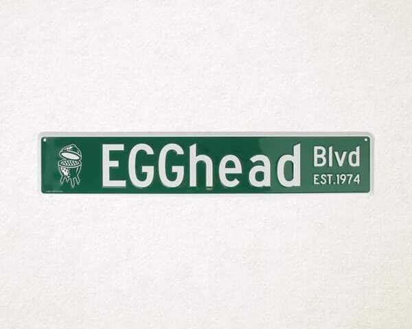 Big Green Egg - Street Sign - Egghead BLVD