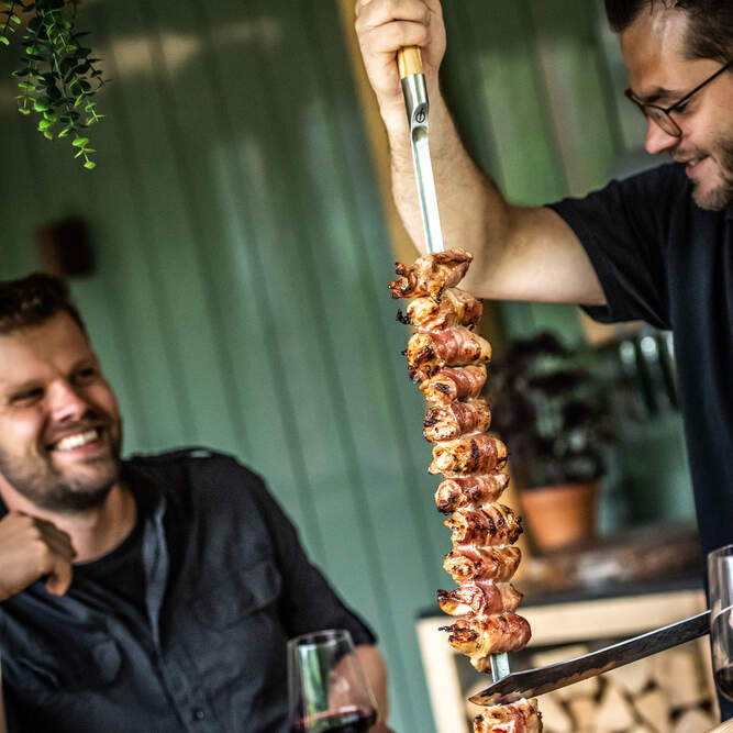 Churrasco Forged V-Skewer 50 cm