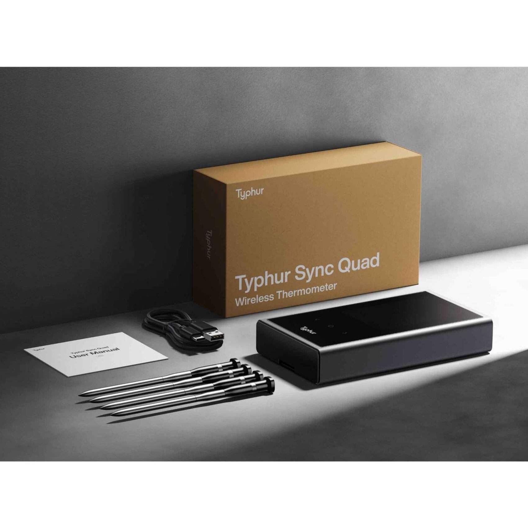 Typhur Sync Quad Draadloze BBQ Thermometer