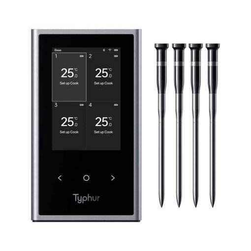 Typhur Sync Quad Draadloze BBQ Thermometer