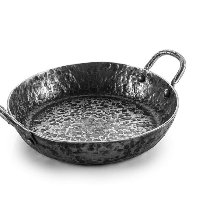 Forged Frying Pan Met 2 Handvatten 220cm
