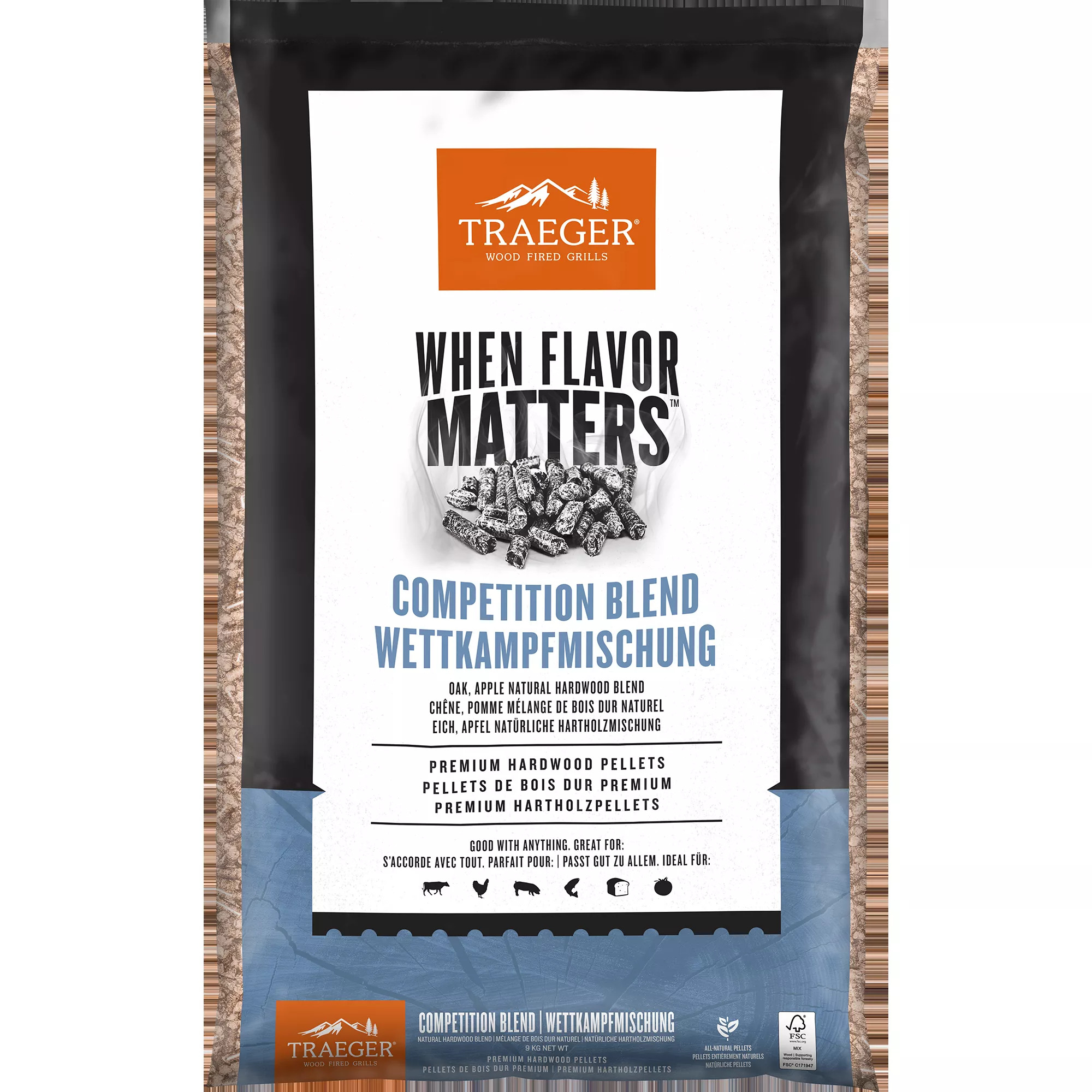 Traeger Competition Blend Pellets 9kg
