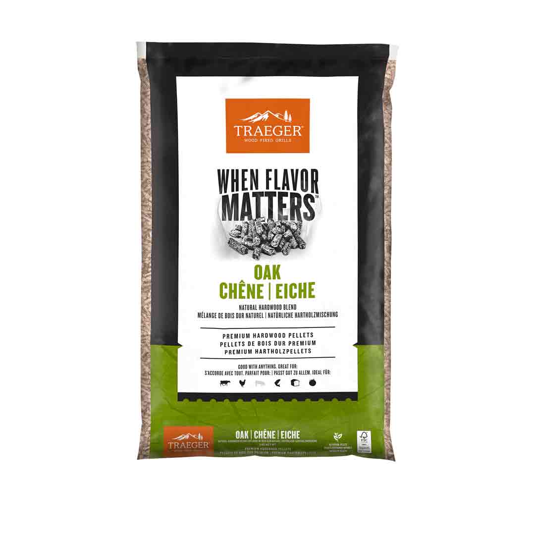 Traeger Oak Pellets 9 Kg