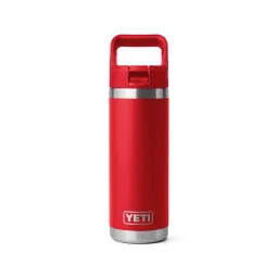 YETI Rambler 18 oz STRAW - Rescue Red