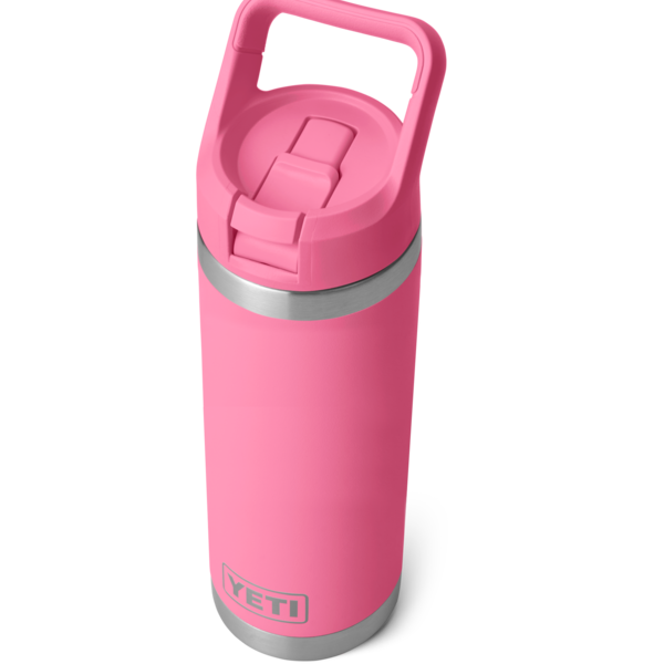 YETI Rambler 18 oz STRAW - Tropical Pink