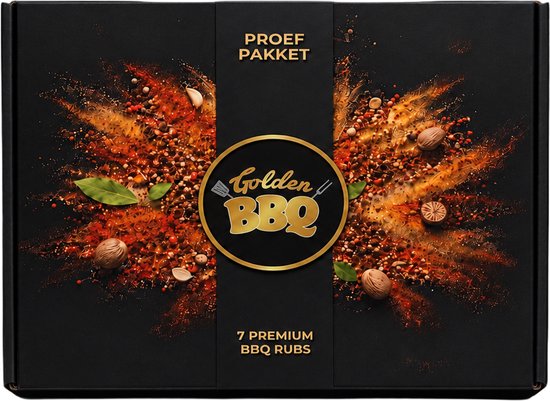 Golden BBQ Proefpakket Ontdek al onze premium BBQ rubs